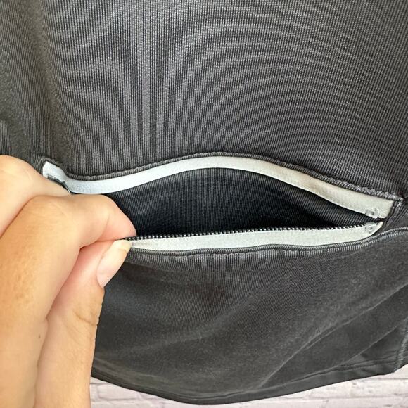 PINK Victorias Secret Ultimate Collection Hoodie Gray Pullover Thumb Holes Large - Picture 10 of 12